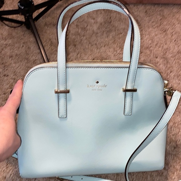 kate spade Handbags - Kate Spade New York Mint Green Cedar Street Maise Satchel / Crossbody RARE